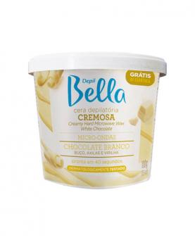Depil Bella Cera Cremosa Micro-ondas Chocolate Branco 100g - PA1177