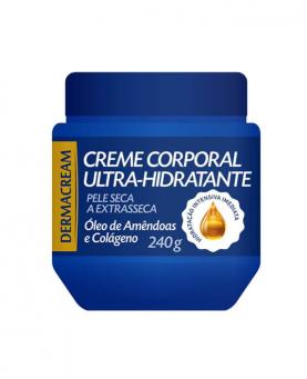 Dermacream Creme Corporal Ultra-Hidratante Óleo de Amêndoas e Colágeno 240g - 90122